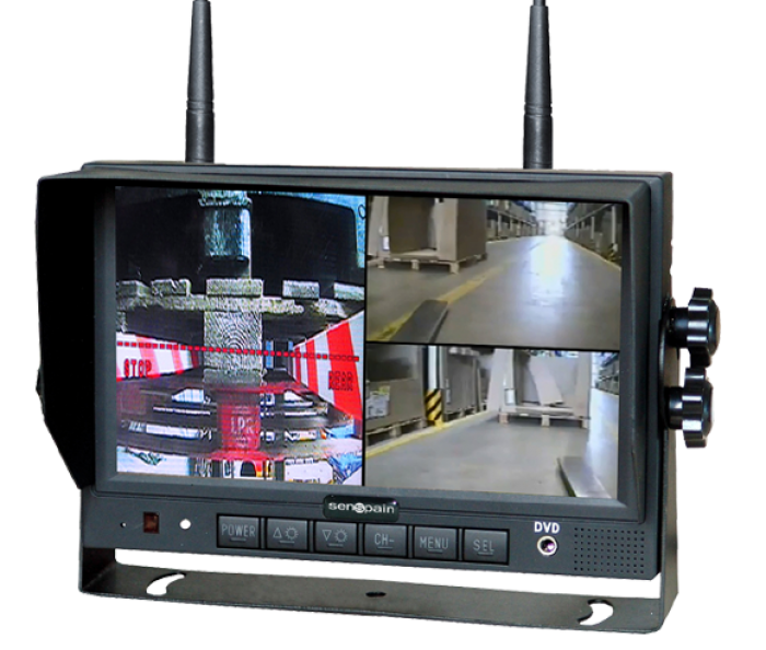 S-M127WQ-Monitor inalámbrico 7" QUAD VISION