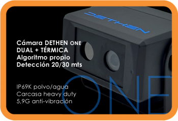 DETHEN ONE cámara DUAL IA